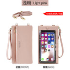 2022 new touch screen mobile phone bag women's bag mini diagonal small bag light change mobile phone bag clutch bag QB319