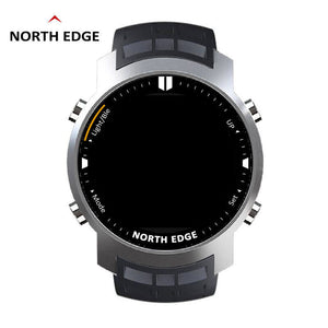 NORTH EDGE smart sports metal watch heart rate waterproof swimming bluetooth watches calorie consumption tactical  male watch.