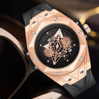 Pintime men's watch New Compass Watch Fashion Personality Quartz Business casual Watch 9947