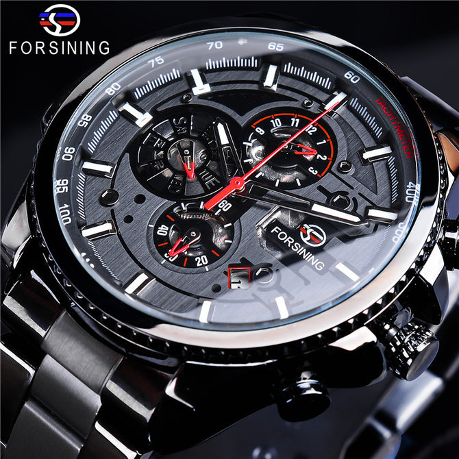 Forsining New Hot Selling Waterproof Multifunctional Mechanical Watch Men's Fashion Automatic Mechanical men Watch SLZe168