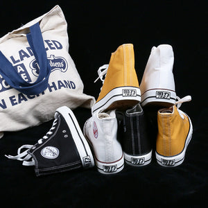 Warrior couple high top canvas shoes casual sports small white shoes sports traveling women shoes wxy-473t