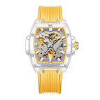 ONOLA ON3832 fashion new hollow automatic mechanical watch men's waterproof transparent watch men