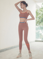 Women two pieces sports suits quick drying running dancing yoga set Y26B6709 Y26K6708