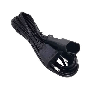5m European Russia Male to Female Power Extension Cord, EU 2 Prong VDE Certificated Copper Cable For PC Computer PDU UPS