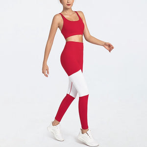 Women's Sports Suits fashion Quick Dry Yoga Running clothing y26k6987 + y26k6997