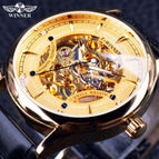 winner Fashion Trend Men's Mechanical Watch Skeleton Watch Men's Manual mechanical men Watch SLZe01