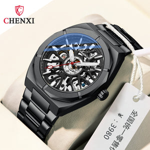 Chenxi watch for men New Hollow-out Transparent Bottom Automatic Mechanical Watch Luminous Waterproof Men's Watch CX8862
