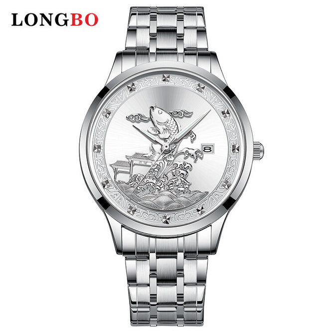 Longbo Watch New Men's Watch Business Classic Quartz Watch Luminous Calendar Men's Watch 80831