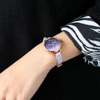 Women's Watch Gradient Starry French Light Luxury Minority Watch Temperament Small Green Watch Simple Women's Watch