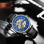 2022 new KIMSDUN watch men's hollow automatic mechanical watch waterproof luminous fashion men's casual watch K-2027A