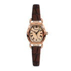 SENO retro small barrel watch female belt temperament small square watch quartz movement ladies watch S053