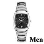 Couple Watches Men Women Stainless Steel Waterproof Quartz Watch Calendar Luminous Lovers Watch