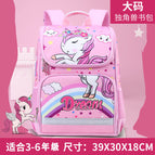 [Local Warehouse] New space bag schoolbag cartoon double shoulder children's boys and girls' wear-resistant and breathable Backpack school bag for boys 726 Star sky blue small