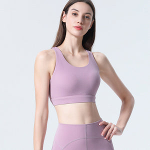 2021 yoga bra hollow beautiful back fashion sexy fitness suit sports bra running dancing vest girls 9092
