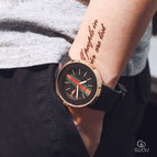 Guou 8192 Small Dial Watch Neutral Fashion Trend Women's Quartz Watch Student  Calendar Silicone Couple Watch