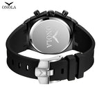 ONOLA ON6807 men's watch Classic Fashion Best-Seller Multi-Function Quartz Watch Men's Silicone Watrproof casual Watch