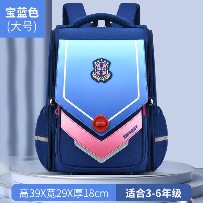 New primary school bag boys and girls all-in-one space bag lightweight children's backpack 767