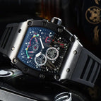 Men's watch Quartz Watch Barrel-Shaped Casual Waterproof Calendar Men's Watch in Stock 9791F