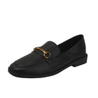 New fashion large size single shoes women's British style loafers small leather shoes women 988-53