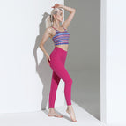 2023 New Spring and Summer Strap Printed Yoga Clothes Two-Piece Set Women's Professional Fitness Suit TZ-221108
