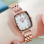 Gedi2021 new women's watch Korean fashion leisure diamond inlaid waterproof quartz office lady watch 13019