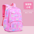 New Korean schoolbag girls sweet and lovely 6-12 years old children's schoolbag light gradient shoulder bag 2277