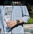 BENYAR New Hot Selling Watch Men's Quartz Watch Fashion Waterproof Multifunctional Men's Watch 5151