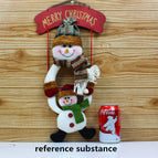 Santa fabric pendant Christmas decorations pendant Christmas fabric doll Santa pendant