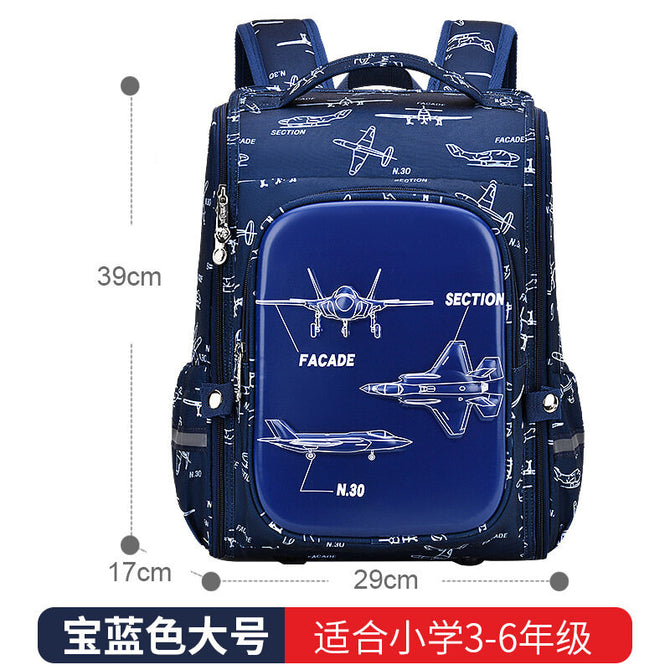 New primary school students cartoon school bag girl boy one-piece open large-capacity children's bag 5620