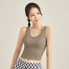 Yoga Clothes with Chest Summer New Slim Fit Beauty Back Yoga Vest Sports Running Fitness Top Women