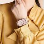 Women's Watch Fashion Quartz Watch Square Waterproof Exquisite Elegance Casual Watch