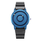 EUOUR E024 Innovative Trend Student Steel Ball Net Red Metal Men Women Fashion Sports Quartz Watch Blue Steel male Watch Tiktok