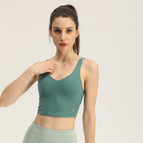 Lulu women Vest Women's bra Chest Pad Push up Sports Bra Quick-Drying Yoga Clothing Top ENY024