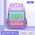 New Primary School Student Schoolbag British Style Boys' Schoolbag Lightweight Girls Backpack 790