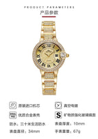 BW Women's watch fashion elegant Large Diamond Starry Watch Waterproof Quartz lady Watch 66132