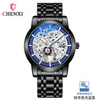 Chenxi high-end new solid automatic hollow mechanical watch men's men's waterproof luminous watch
