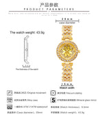 BW Women's watch fashion elegant Small Full Diamond Watch Fashion Small Dial Round Women's Watch Light Luxury lady Watch