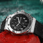 BAOGELA watch sports fashon men's watch luminous silicone men's quartz watch 1805