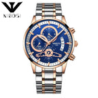 NIBOSI Men Watches Luxury Top Brand Men gold Watch Relogio Masculino Military Army Analog Quartz Wristwatch 2309