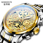 KIMSDUN hollow watch waterproof calendar quartz watch multi-functional fashion men's watch K-1966B