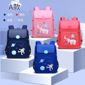 New primary school bag boys and girls cartoon cute space bag children's school bag primary school backpack school bags 591