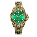 ONOLA ON3830 Retro fashion men's gold watch new steel waterproof men's quartz watch