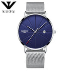 NIBOSI 2321 Ultra Thin Fashion Men Watch Top Luxury Brand Business Quartz Watches Waterproof Sports Watch Men Clock