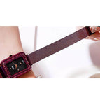 GEDI 3076 Fashion Casual Watch Korea style WomenElegant Luxury Stainless Steel Magnetic Strap Waterproof Ladies Diamond Rhinestone Analog Quartz Wristwatch