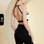 Yoga Suit Women's Spring and Summer Sports Underwear Professional Vest Fashion Bra Gym Running Pants TZ23-825