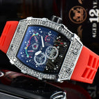Watch for mem Richard European-Style Diamond Quartz Watch Fashion Sports Barrel-Shaped in Stock 9791