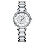 New Light Luxury Fashion Steel Band Butterfly Buckle Ceramic Ladies Watch Luminous Waterproof Watch Women K-8049L