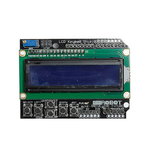 Keypad Shield Blue Backlight For Robot LCD 1602 Board Geekcreit for Arduinno - products that work with official Arduinno boards