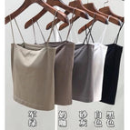 Women vest with chest pad bottoming tube top all-in-one sleeveless underwear lady Bra