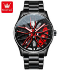 2023 OLEVS 9937 men's watch Hub Rotating Quartz Watch Fashion Waterproof men casual Watch
